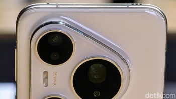 Huawei Pura 80 Pro memiliki kamera utama 50 MP berukuran 1 inch dengan OIS, ultra lighting macro telephoto 48 MP dengan optical zoom 4x dan OIS, ultrawide 40 MP, dan multi-spectral color sensor 1,5 MP. Foto: Panji Saputro/detikINET