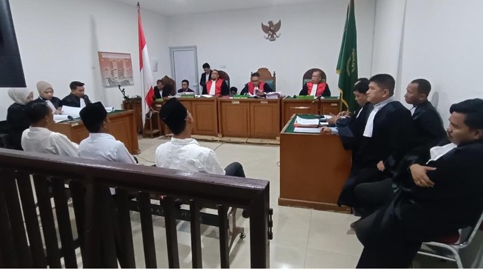 Sidang dugaan korupsi PMI Ogan Ilir di Pengadilan Negeri Palembang