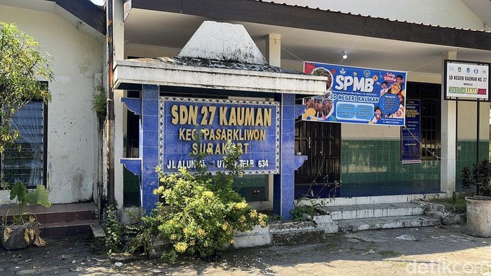 SD Negeri Kauman 27 di Kecamatan Pasar Kliwon, Solo, Jumat (11/7/2025).