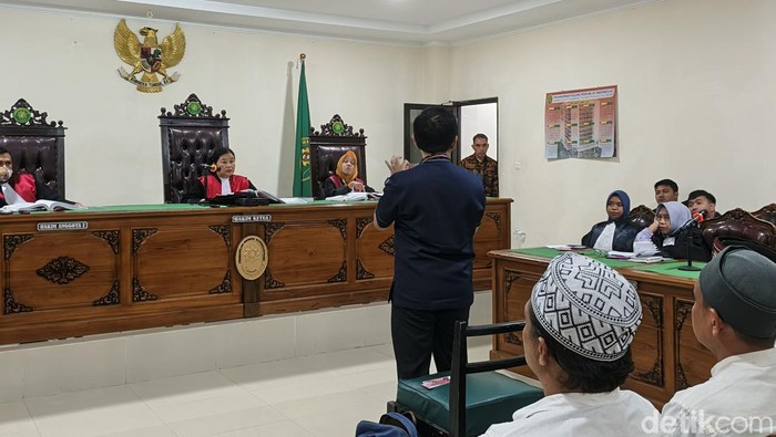 Staf Pengelolaan Rupiah Bank Indonesia Sulsel dihadirkan sebagai saksi ahli di PN Sungguminasa, Gowa.