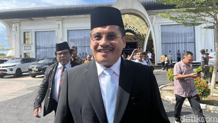 Togap Simangunsong resmi dilantik sebagai Sekretaris Daerah (Sekda) Pemprov Sumut. (Foto: Kartika Sari/detikSumut).