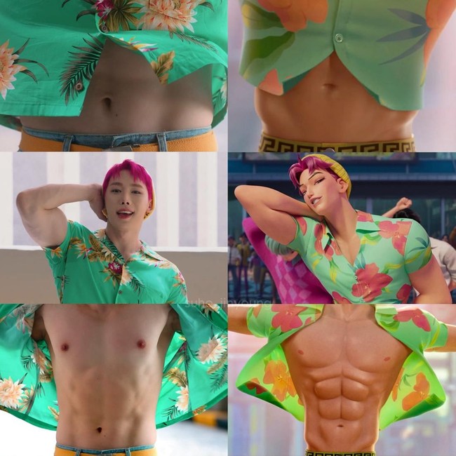 7 Gaya Wonho Totalitas Cosplay Personel Saja Boys di KPop Demon Hunters
