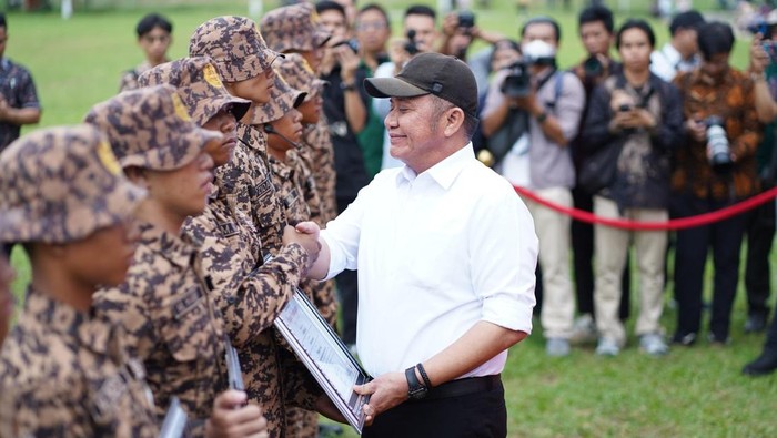 Herman Deru saat menutup retret di Palembang.