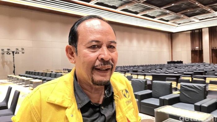 Ketua SC Musda Golkar Bali Dewa Made Suamba Negara. (Foto: Rizki Setyo/detikBali)