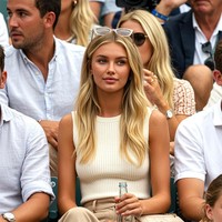 Mia Zelu mengunggah pose-pose cantiknya di Wimbledon. Dalam serangkaian foto yang diunggahnya, Mia terlihat menonton pertandingan hingga menikmati kota London. Foto: Instagram @miazelu