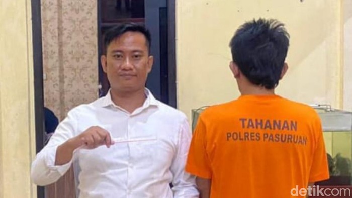 MSA, pengedar sabu yang diringkus Polres Pasuruan.