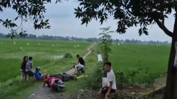 Rekaman saat penangkapan dua Begal di Kota Metro.