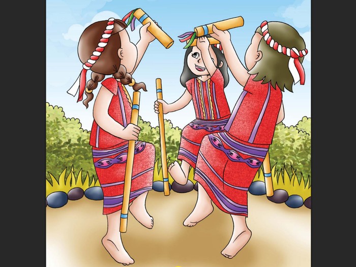 Tari gantar Kalimantan Timur.