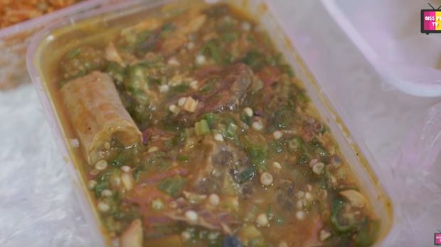 Ayu Ting Ting cicip makanan Afrika, seperti fufu, ebusi, hingga sup okro