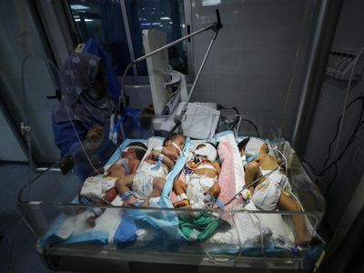 Bayi-bayi di Palestina Berbagi Inkubator Akibat Perang dan Krisis Bahan Bakar