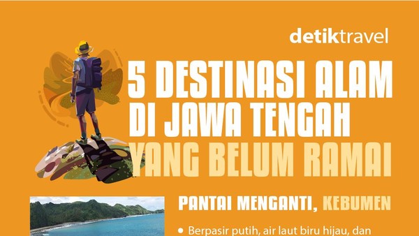 5 Destinasi Wisata Alam di Jateng yang Belum Ramai