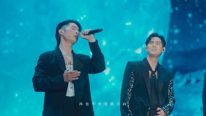 F4 reuni di konser Mayday #5525 Live Tour pada Sabtu (12/7/2025) malam di Taipei Dome.