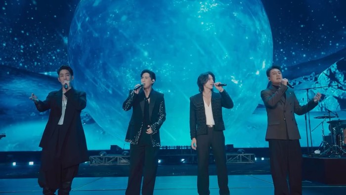 F4 reuni di konser Mayday #5525 Live Tour pada Sabtu (12/7/2025) malam di Taipei Dome.