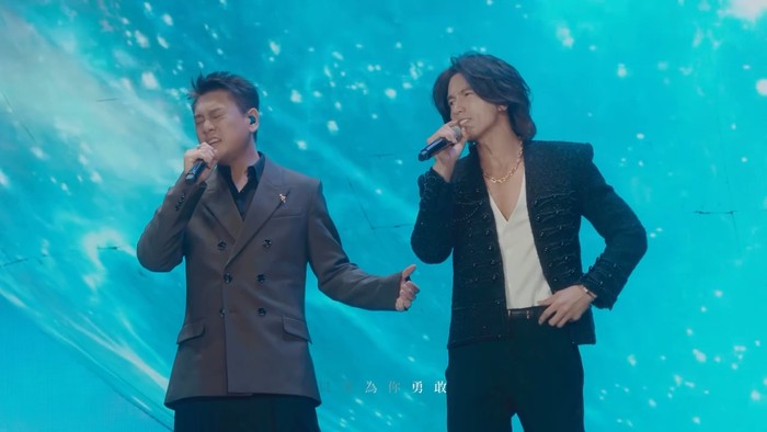 F4 reuni di konser Mayday #5525 Live Tour pada Sabtu (12/7/2025) malam di Taipei Dome.