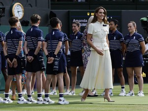 Foto: Kate Middleton Elegan di Final Wimbledon 2025, Intip Detail Gayanya