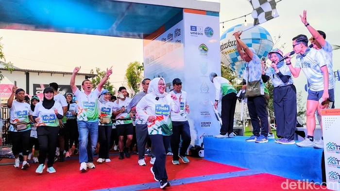 Kebumen Geopark Trail Run 2025 sukses digelar pada Minggu (13/7/2025) pagi.