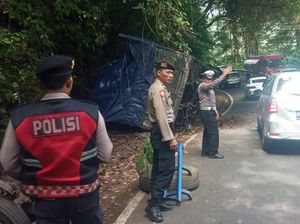 Sejumlah Truk Celaka di Jalur Singaraja-Denpasar Usai Pengalihan Arus