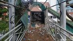 Potret Suram JPO di Pusat Kota Makassar Terbengkalai Bak Kota Mati