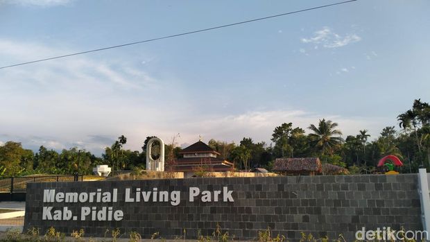 Lokasi bekas Rumoh Geudong yang berubah menjadi Memorial Living Park. ( Agus Setyadi/detikcom)