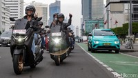 Bikers juga menjajal fitur Yamaha Nmax Turbo.