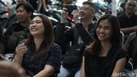 Dari 500 bikers, 15 bikers terpilih untuk merasakan riding menggunakan motor matic terbaru Yamaha, Nmax Turbo di Jakarta, Minggu (13/7/2025).