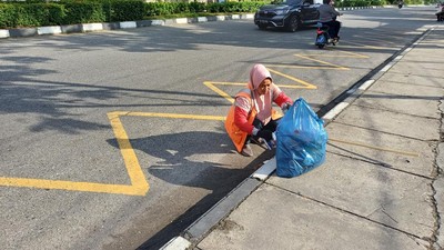 Potret Jalanan Bersih Tanpa Sampah Usai Riau Bhayangkara Run 2025
