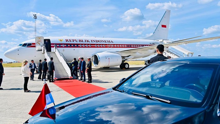 Prabowo tiba di Brussel, Belgia (Laily Rachev - Biro Pers Sekretariat Presiden)
