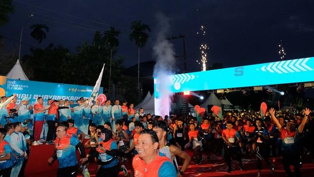 Riau Bhayangkara Run 2025 sukses digelar di Kota Pekanbaru, Riau, Minggu (13/7/2025).