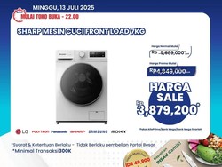 Diskon Besar Mesin Cuci Front Load 7Kg Sharp di Transmart Full Day Sale