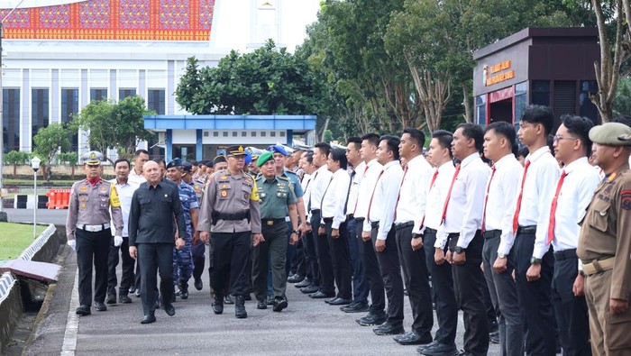 Apel gelar pasukan Operasi Patuh Menumbing di Babel.