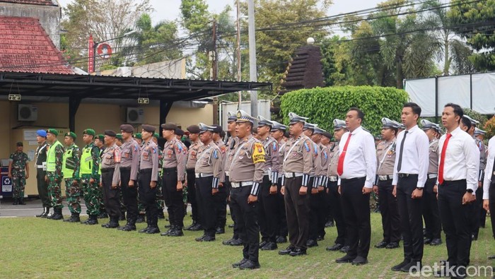 Apel pasukan operasi patuh semeru Polres Blitar Kota