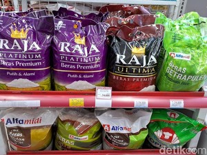 Beras Premium Sudah Dijual Lagi di Toko Ritel, Harga Turun Rp 1.000