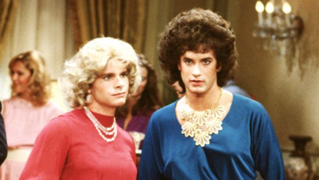 Penampilan Tom Hanks dalam serial Bosom Buddies.