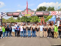 Bupati OKU Teddy Meilwansyah Apresiasi Road Race Kapolres OKU Cup