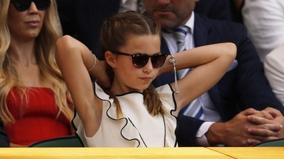 Foto: Gaya Putri Charlotte Pakai Kuteks Pink di Wimbledon 2025, Jadi Sorotan