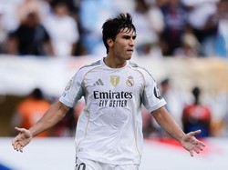 Gonzalo Garcia belum mencetak gol di musim ini meski sudah turun 17 kali. Berposisi sama seperti Mbappe membuat kesempatan mainnya berkurang. Foto: Icon Sportswire via Getty Images/Icon Sportswire