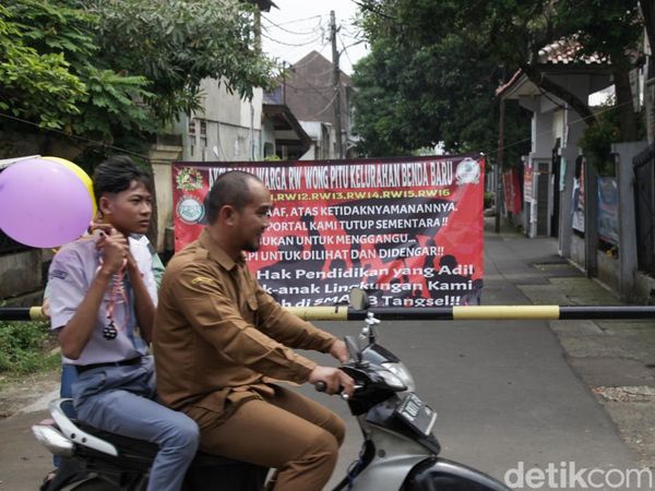Hari Pertama MPLS, Akses ke SMAN 3 Tangsel Diportal