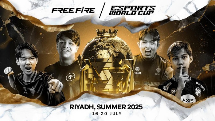 Esports World Cup: Free Fire 2025 siap digelar. Pertandingannya dimulai pada 16 Juli 2025.