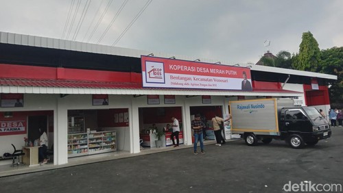 KDMP Bentangan di Kecamatan Wonosari, Klaten, yang bakal diresmikan Presiden Prabowo Subianto, Senin (13/7/2025).