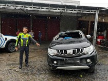 Mobil Dinas Bawa Kadis DLH Dharmasraya Kecelakaan di Solok