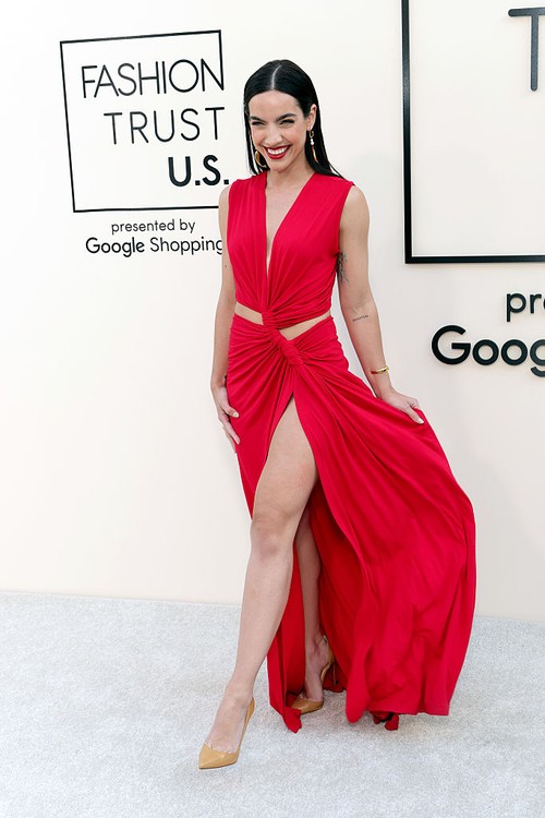 WEST HOLLYWOOD, CALIFORNIA - APRIL 08: Maria Gabriela de Faria attends the Fashion Trust U.S. Awards 2025 at The Lot at Formosa on April 08, 2025 in West Hollywood, California.  (Photo by Monica Schipper/Getty Images)
