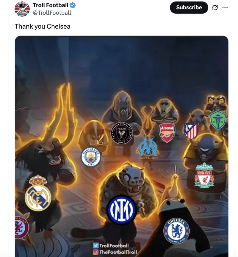 Meme Chelsea PSG