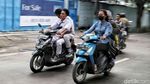 Pelajar Tak Pakai Helm-Bonceng Tiga Warnai Hari Pertama Sekolah di Jakut