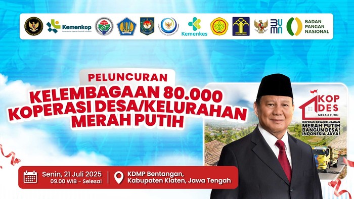 Peluncuran Koperasi Desa/Kelurahan Merah Putih