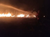 Karhutla di Ogan Ilir, Petugas Upayakan Pemadaman