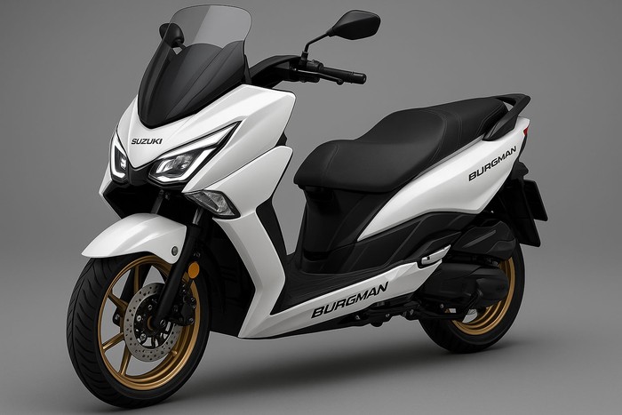 Render Suzuki Burgman 150.