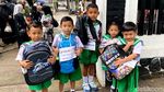 Keseruan Bocah Sambut Hari Pertama Sekolah di SDN 0001 Merdeka