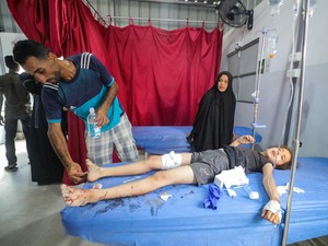 Video Israel Serang Lokasi Distribusi Air di Gaza, 8 Orang Tewas