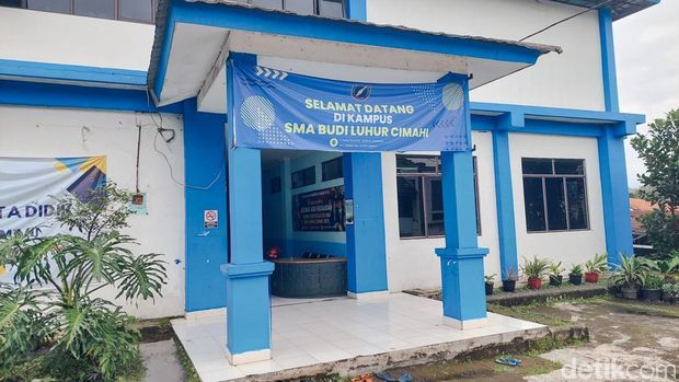 Suasana MPLS Hari Pertama di SMA Budi Luhur, Senin (14/7/2025). Sekolah ini hanya memiliki 11 siswa saja.