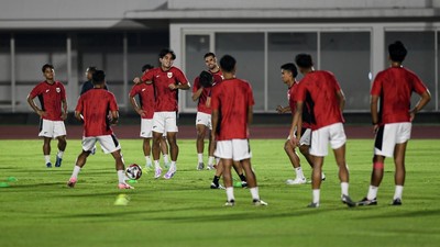 Timnas Indonesia U-23 Panaskan Mesin Jelang Piala AFF Lawan Brunei